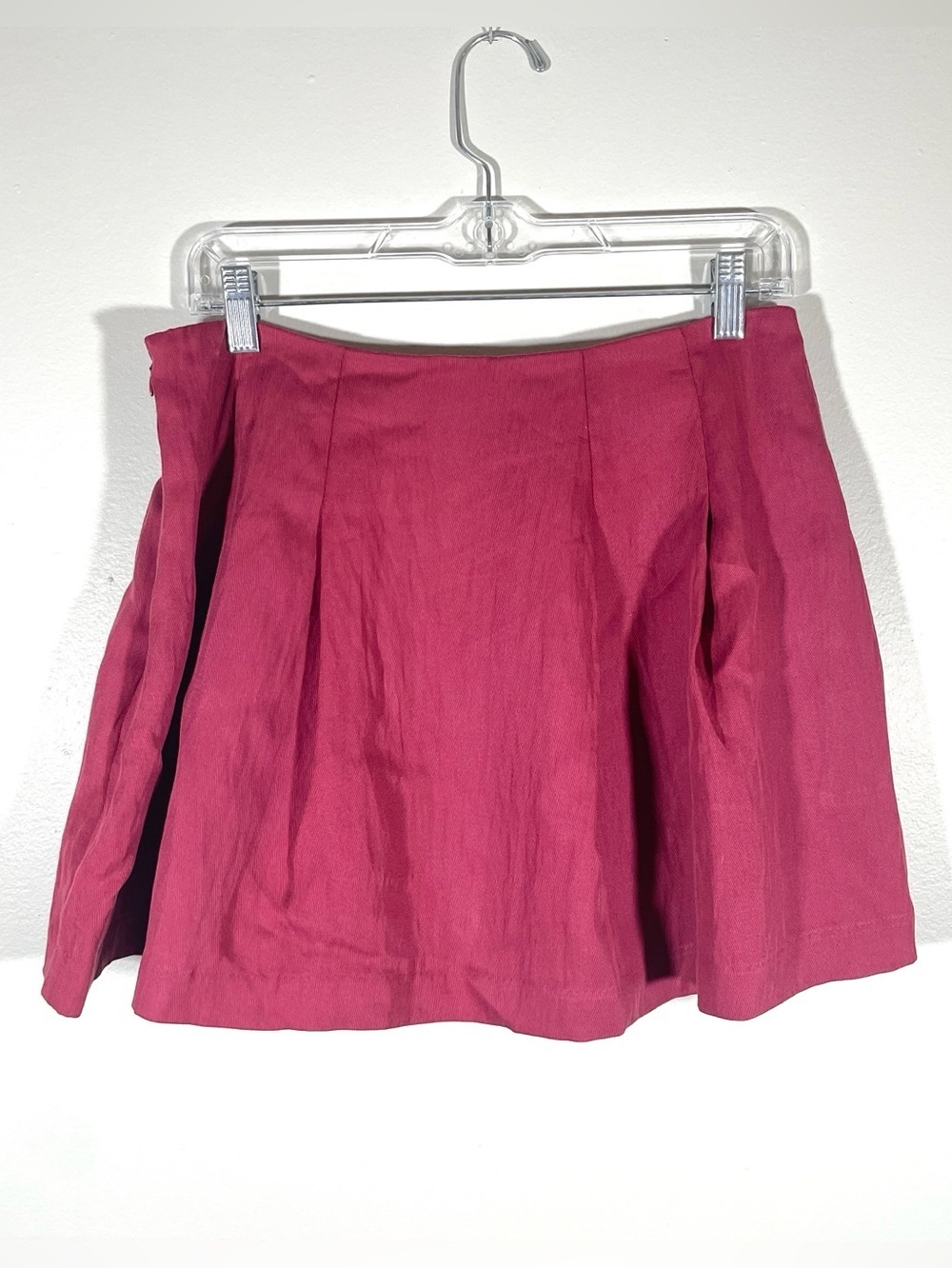 A New Day NWT Pleated Skort Berry Pink Tennis Skirt Shorts Preppy Balletcore - Picture 2 of 9
